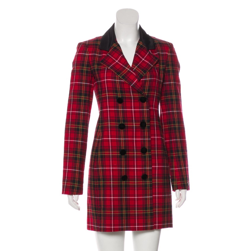 Petersyn Plaid Print Mini Dress